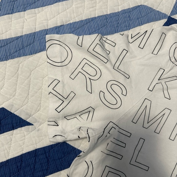 Michael Kors White Graphic Tee - Picture 4 of 5